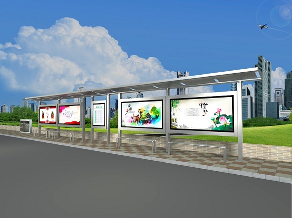 不銹鋼公交站臺