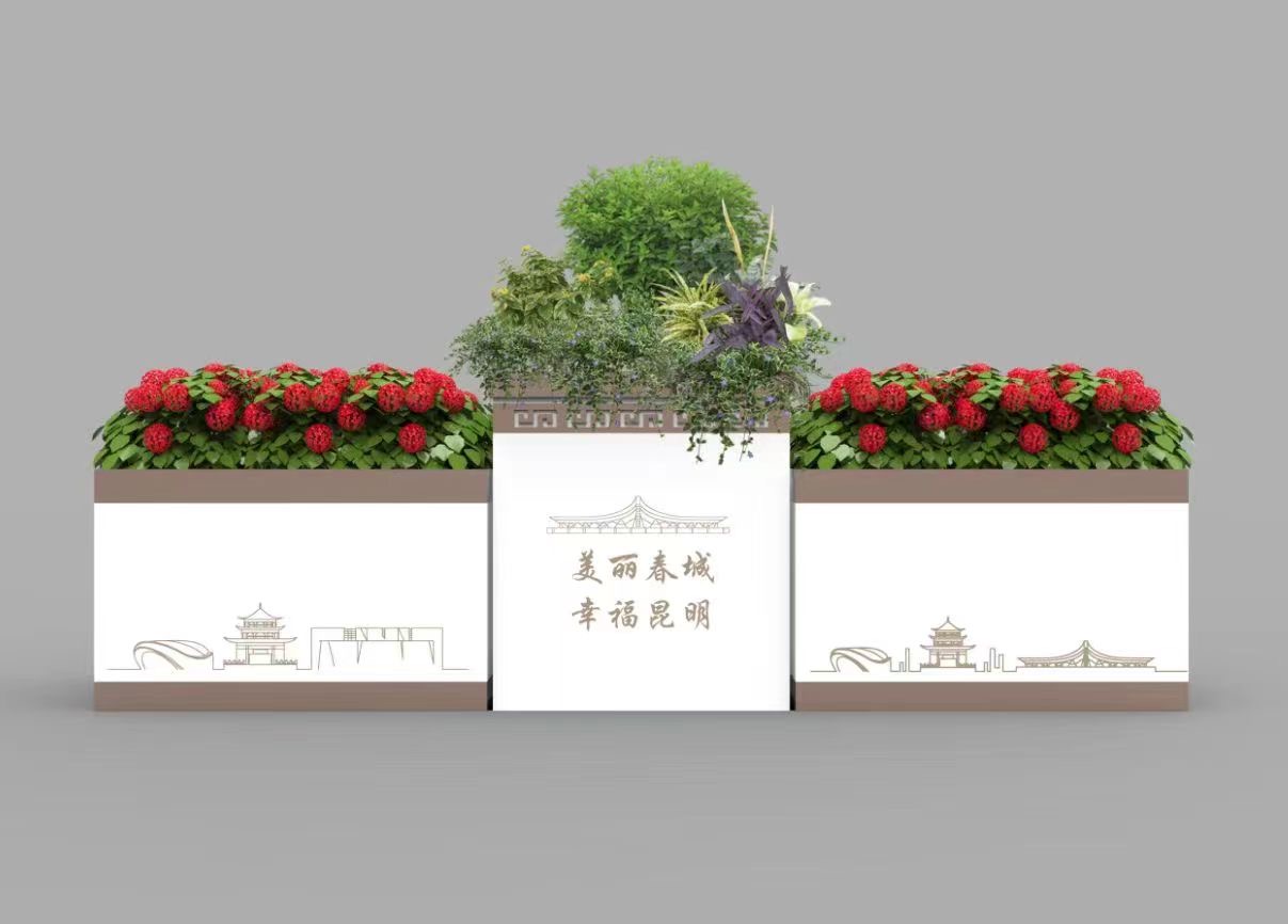 不銹鋼花箱定制